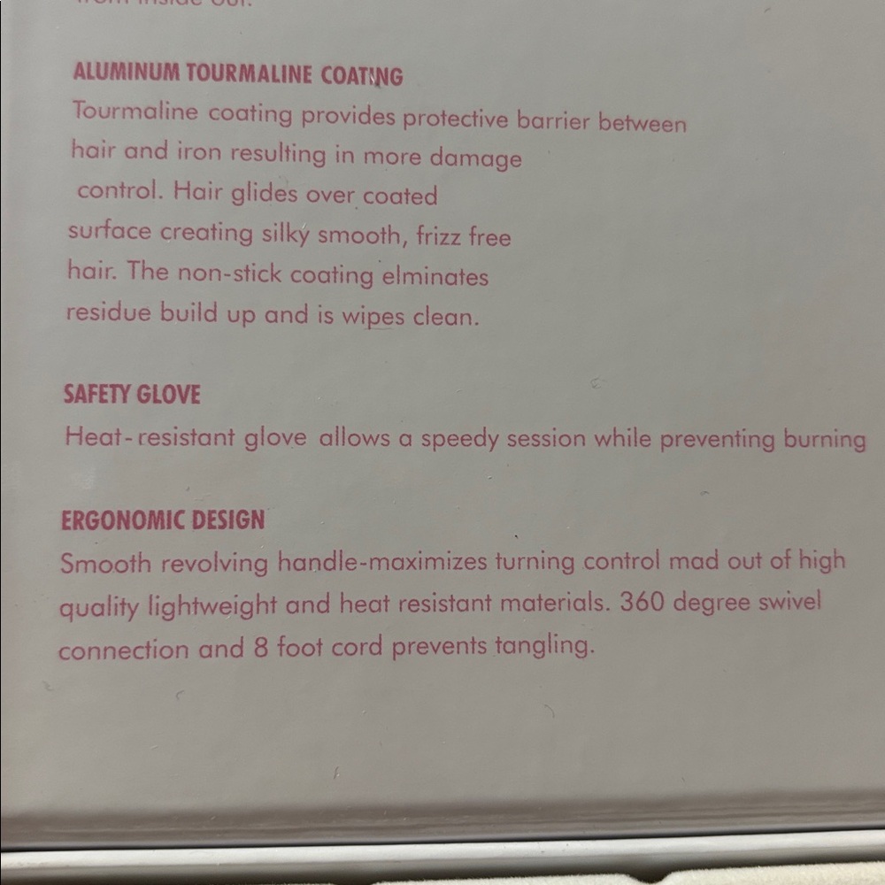Pink Curling Wand - Picture 4 of 4